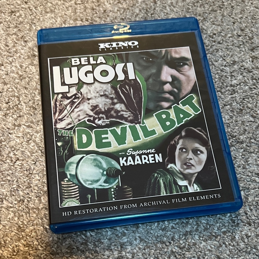 The Devil Bat Blu-ray - Classic 1940 Horror Film